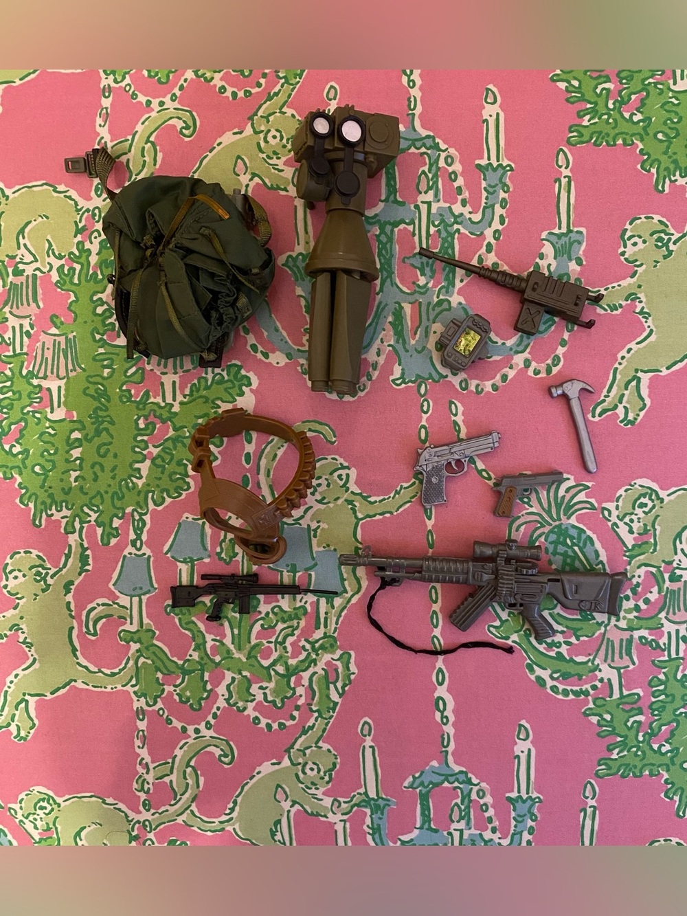 Vintage GI Joe Weapon Accessories 10 Piece lot